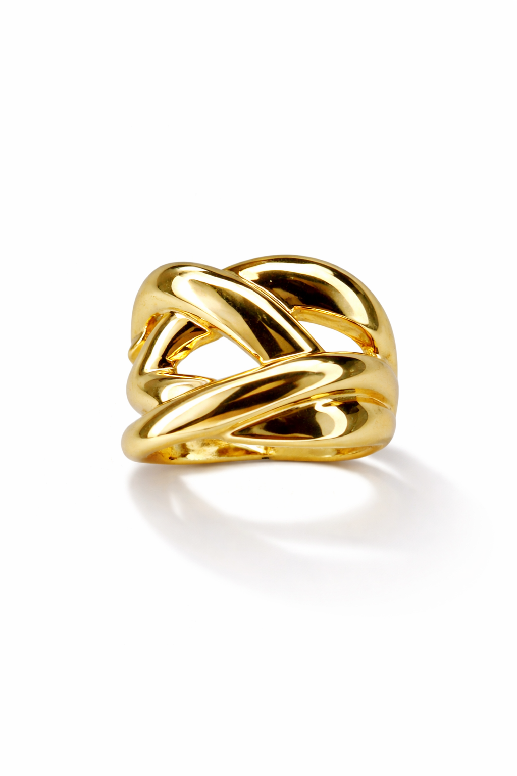 Sculpted Interlace Ring