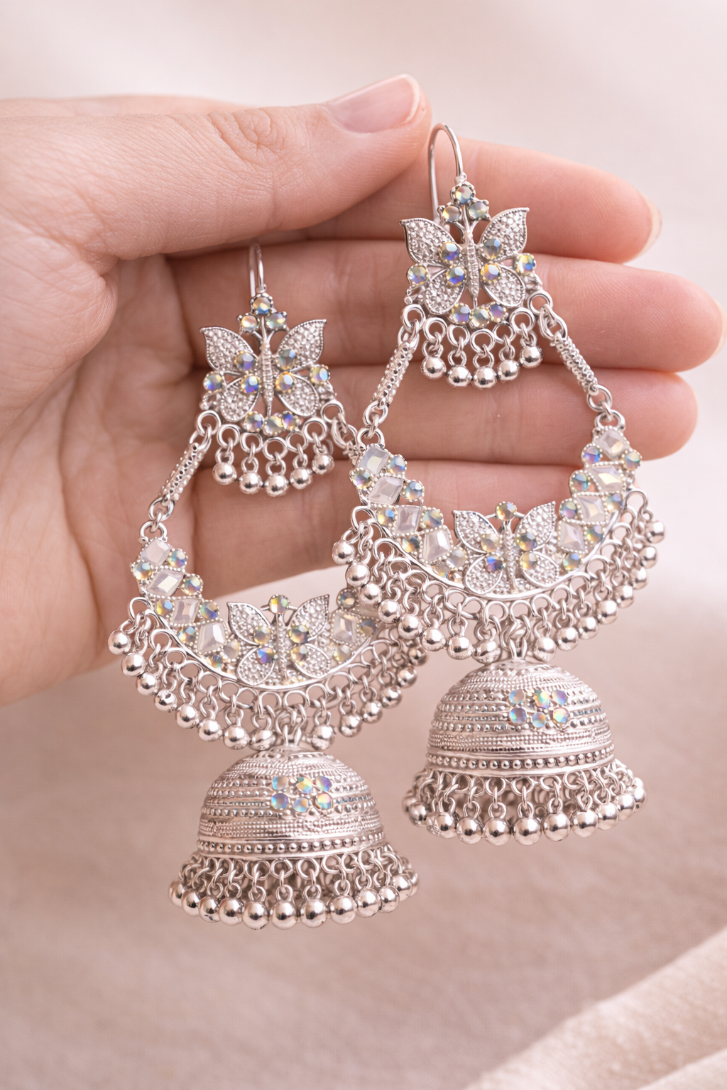 Noor Butterfly Jhumka